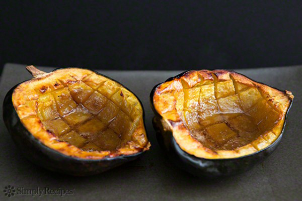 PHOTO COURTESY OF SIMPLY RECIPES Acorn squash bowls are a decorative and tasty addition to your Thanksgiving table.