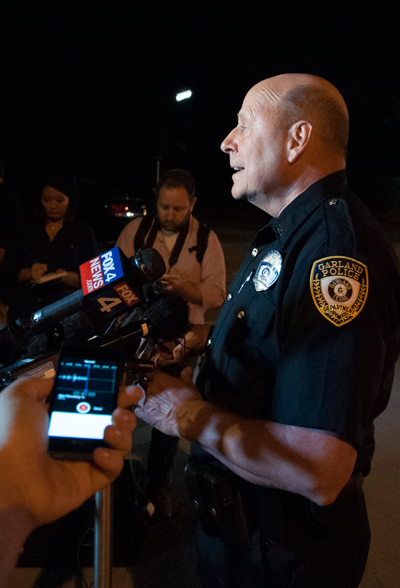 Joe Harn, spokesperson for Garland police, said that the motive remains unknown. Photo by James Hartley/The Et Cetera.