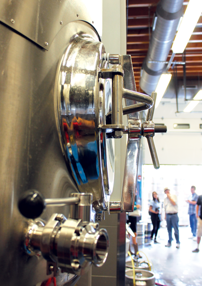 Students enrolled to the Journeyman Brewer program learn more about the craft brewing industry at Twin Peaks Brewery. On the last day of the Journeyman course, students who had brewed their own beer at the Twin Peaks Brewery were able to taste their finished product.