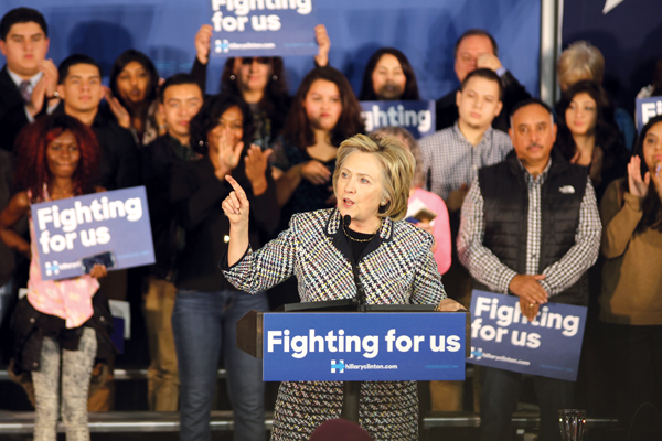 Clinton holds rally at Mountain View College