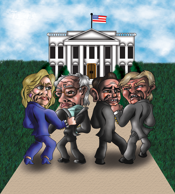 HILLARY+CLINTON%2C+BERNIE+SANDERS%2C+TED+CRUZ+AND+DONALD+TRUMP%0AILLUSTRATION+BY+MATTHEW+ROHAN