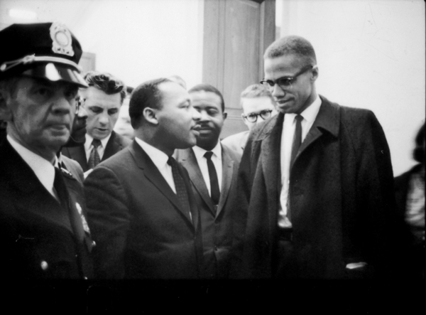 Martin Luther King Jr. and Malcolm X met only once when both visited the Capitol on March 26, 1964, to listen to politicians debate the 1964 Civil Rights Act, which would later pass.
COURTESY OF LIBRARY OF CONGRESS