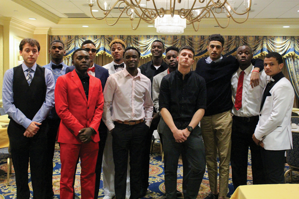 Brianna Harmon/The Et Cetera The 2016 mens basketball team attends a banquest in New York after qualifying for the nation championship last spring.