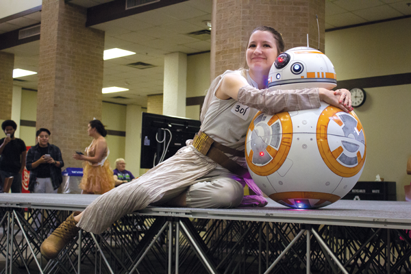 Professor goes from Kirkatron to BB-8 droid