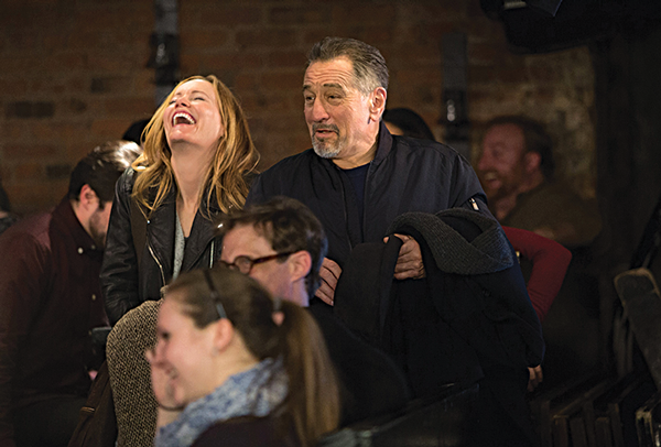 Robert De Niro plays a struggling comic while Leslie Mann plays his love interest. Courtesy of Sony Pictures Classics.