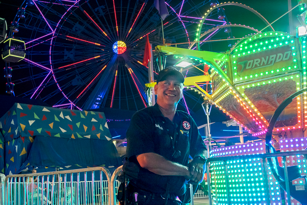 Mitchell Walker has been the chief electrician for five years. He is only the second chief since the State Fair’s opening in 1886. David Silva/The Et Cetera