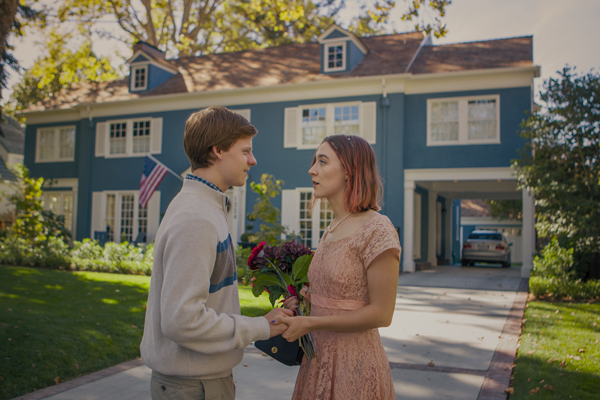 Saoirse Ronan and Lucas Hedges star in Greta Gerwigs Lady Bird. Photo Courtesy of A24