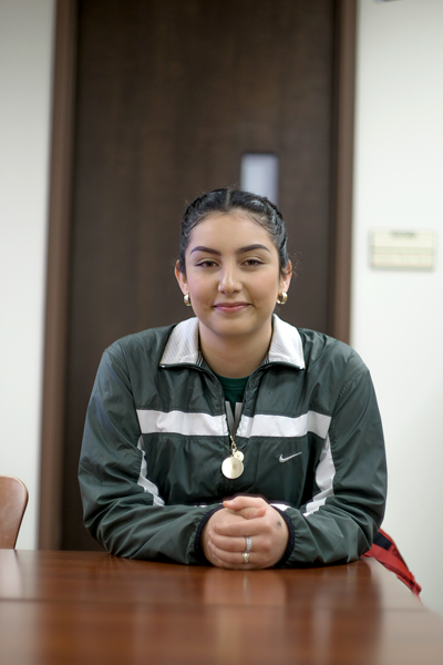 The future is uncertain for early college high school student and biology major Gladys Castillo. With DACA threatened, Castillo lives knowing that she could be deported should the protections be revoked. Photo by Yesenia Alvarado/The Et Cetera
