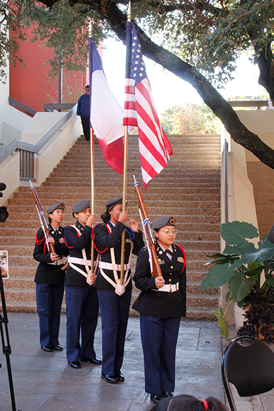 Eastfield honored veterans on Arbor Day. ROTC marched in a parade while trees were planted on Nov. 1.