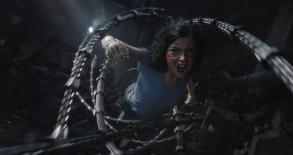 “Alita: Battle Angel” delivers on James Cameron’s reputation for breathtaking visual effects. Courtesy 20th Century Fox