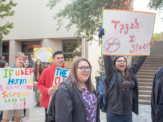 Rising protest trend mimics previous generation