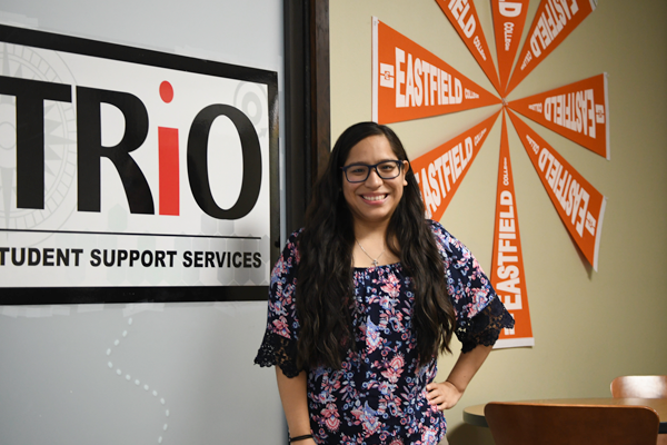 Elizabeth Vargas, TRIO program services coordinator, said her challenges in college motivated her to help students navigate their academic journey. Photo by Chantilette Franklin/The Et Cetera