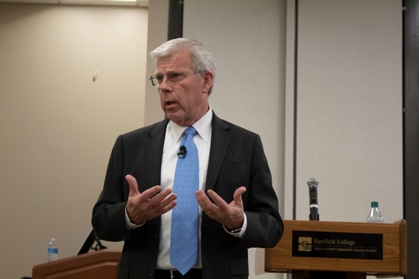 Chancellor Joe May will retire in August 2022 as planned. Photo by Baylie Tucker/The Et Cetera