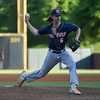 Pitcher Nathan McKissick  struck out eight batters and walked three in Tuesdays game against Caldwell. Photo by Rory Moore/The Et Cetera