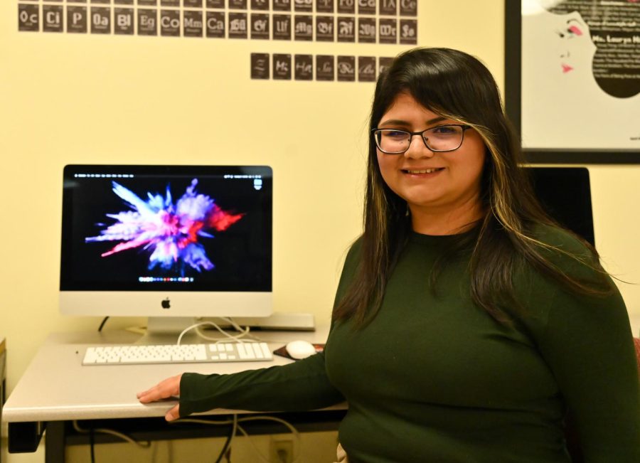 Yessica Hernandez is an intern majoring in computer science and is a Title V grant recipient.
