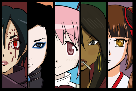 various anime characters