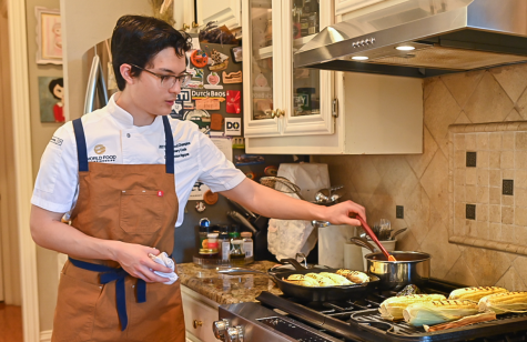 Preston Nguyen over the stovetop