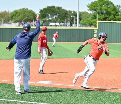 player running the bases