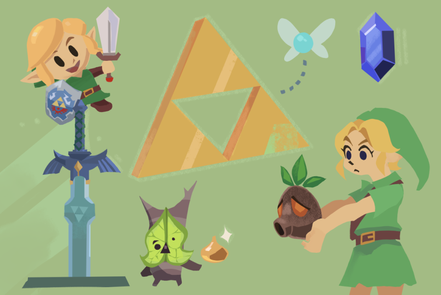 Wallpaper two, wound, Fan Art, Link, Zelda, The Legend of Zelda