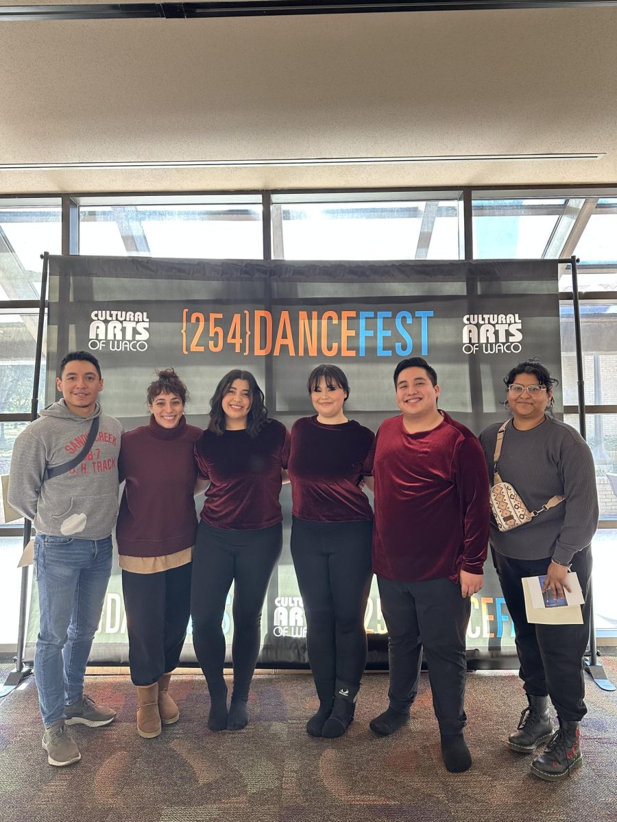 Roberto Alvarez, Jr, Dr. Danielle Georgiou, Jasmin Medina, Alakina Mercedes, Angel G. Ramirez and Alondra Puentes at the 254-Dance-Fest in Waco, Texas.