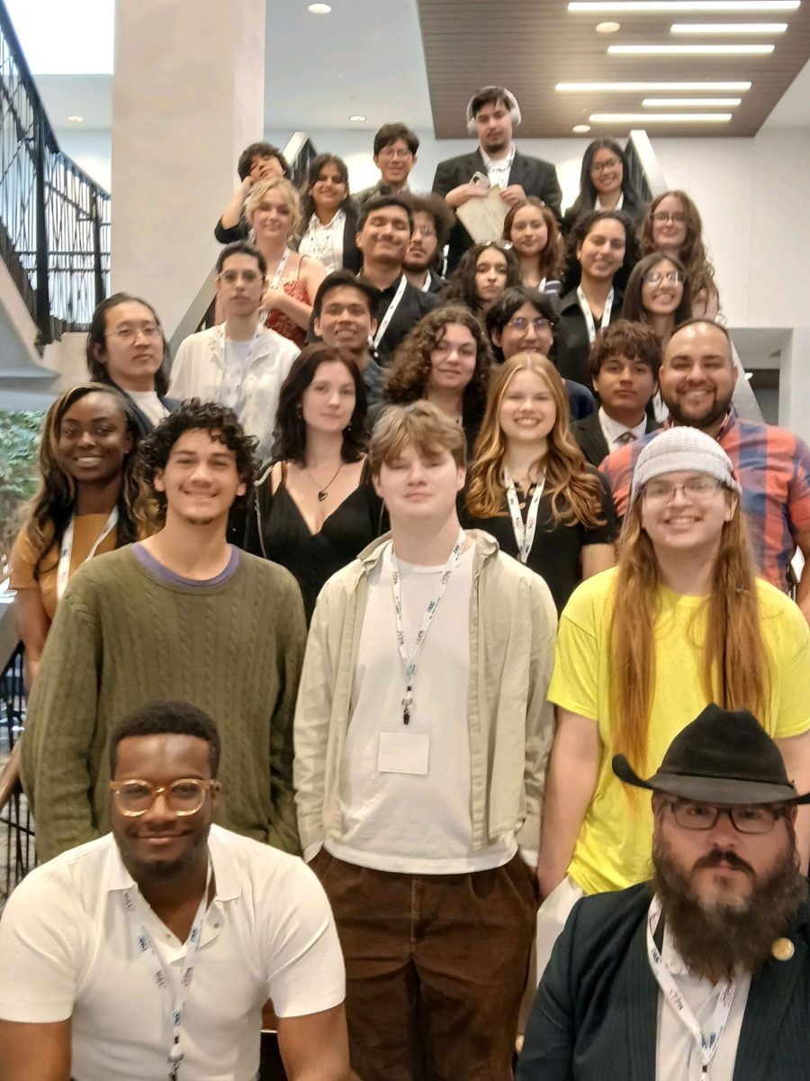 The Dallas College student media at the end of the TIPA convention.